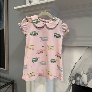 The Beaufort Bonnet Company Pima Dress with Golf Cart Pattern, size 2T